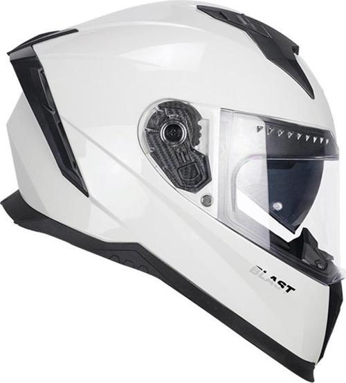 311A BLAST MONO KAPALI MOTOSİKLET KASKI Beyaz / L