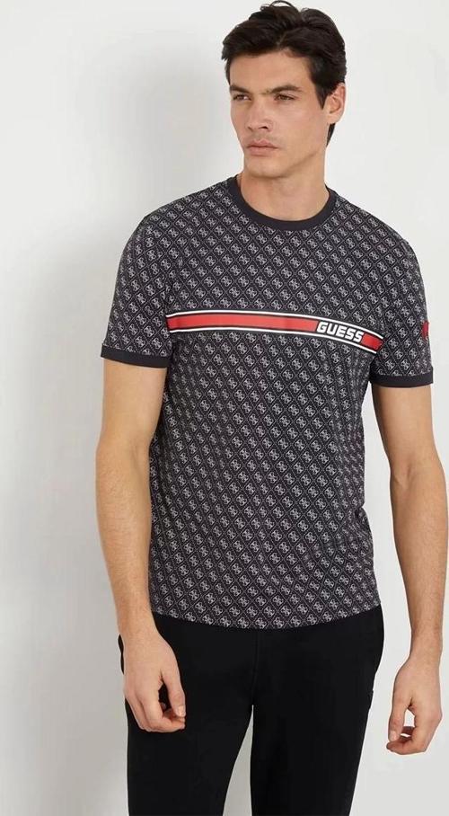 Erkek Tamamı Logolu  T-Shirt