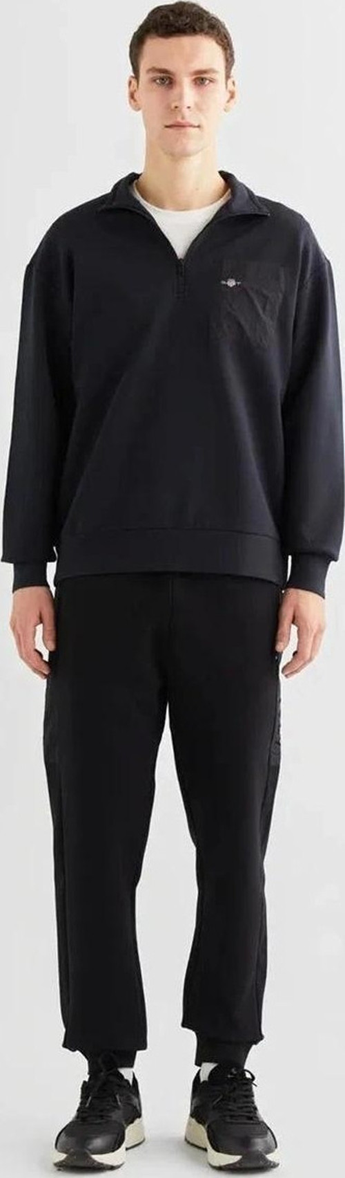 Erkek Regular Fit Yarım Fermuarlı Sweatshirt