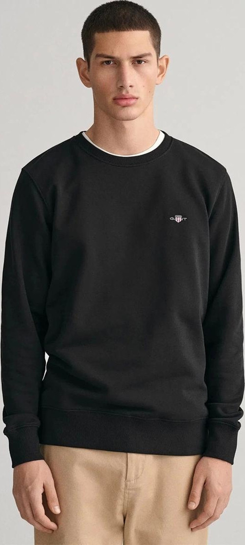 Erkek Siyah Regular Fit Sweatshirt