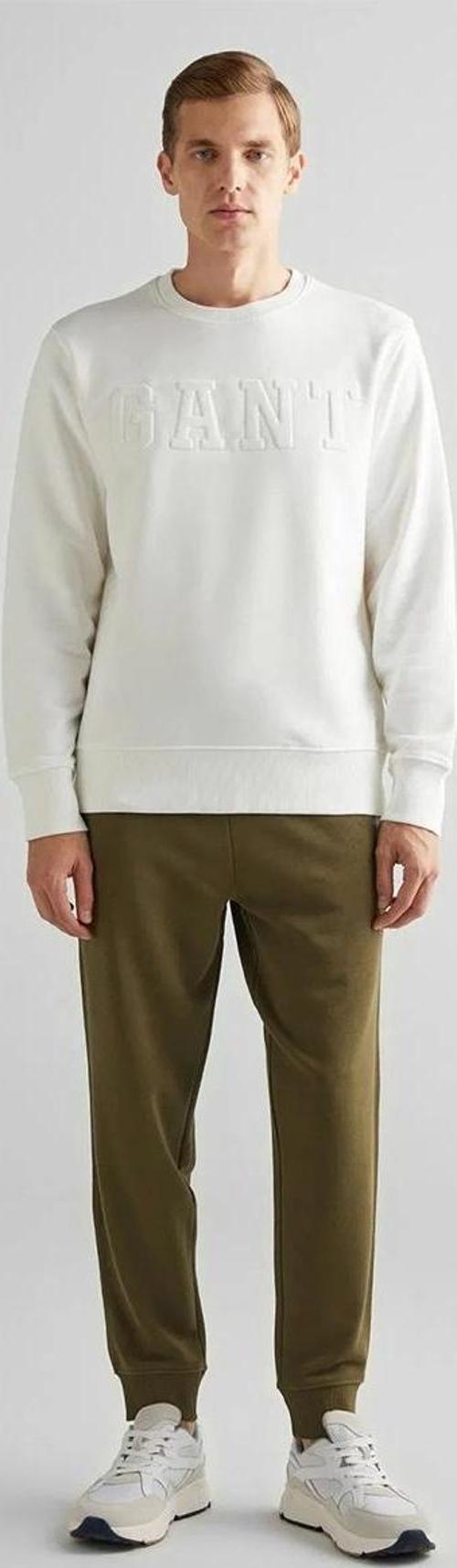 Erkek Krem Regular Fit Sweatshirt