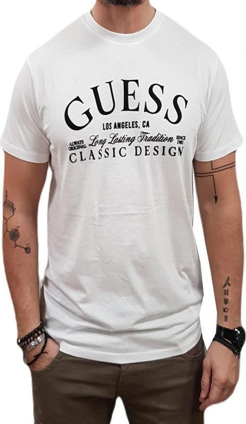 Erkek Beyaz Logolu T-Shirt