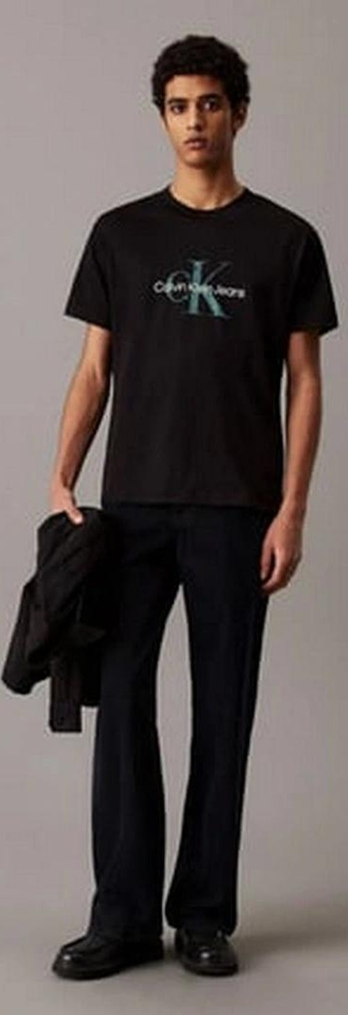 Erkek Regular Fit Siyah T-Shirt