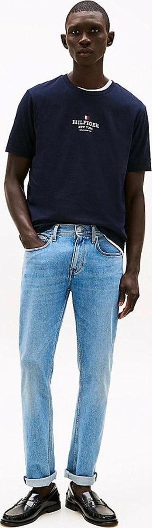 Logolu Erkek Lacivert T-Shirt