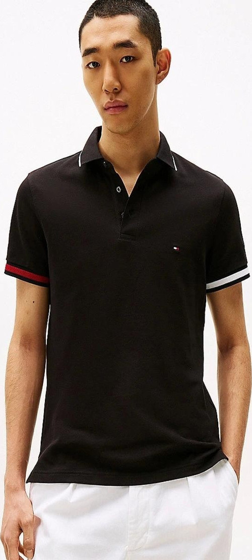 FLAG CUFF SLIM FIT POLO