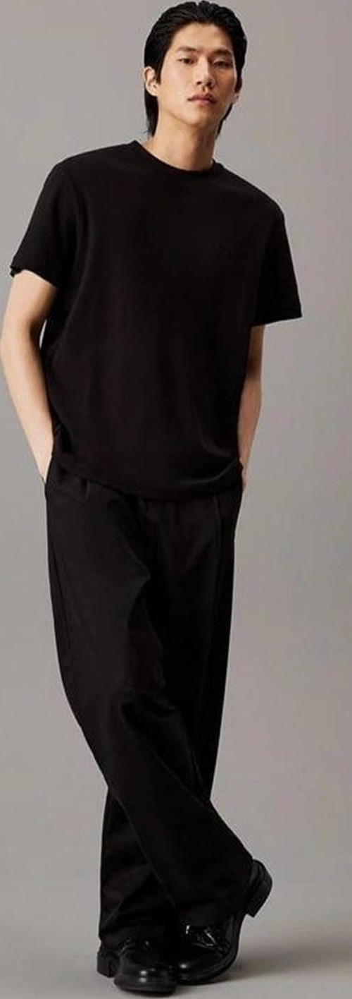 Erkek Siyah Regular Fit T-Shirt