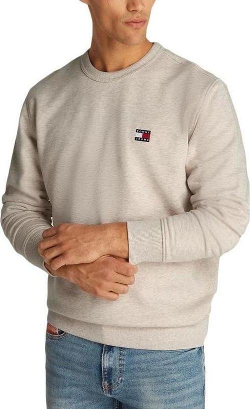 Tommy Jeans Kayıt Rozetli Ekstra Uzun Kollu Sweatshirt Bej