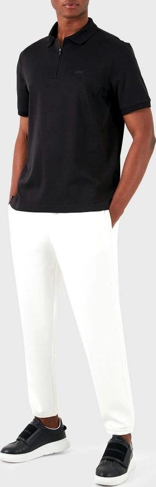 SMOOTH COTTON WELT ZIP POLO