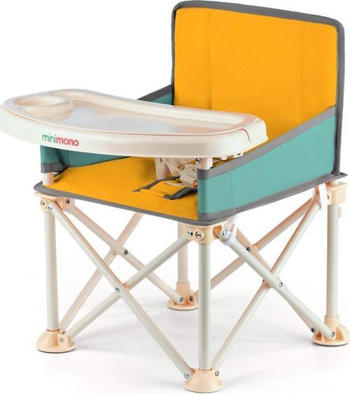 Plus 0-4 Yaş Portatif Katlanır Yükseltici Mama Sandalyesi Bebek Çocuk Kamp Sandalyesi