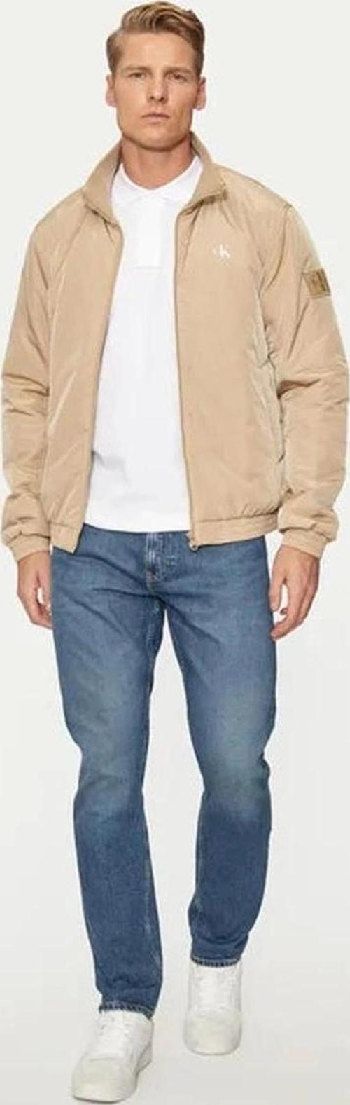 Erkek Krem Bomber Ceket