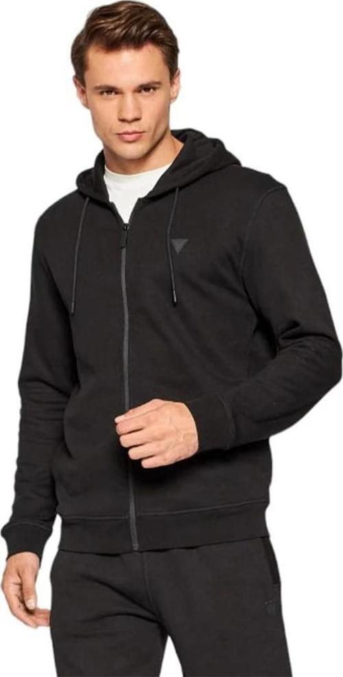 Erkek Kapüşon Yaka Siyah Erkek Sweatshirt