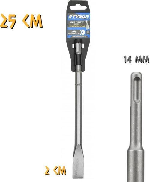 Tyson SDS Plus Keski - 14x250x20 mm.