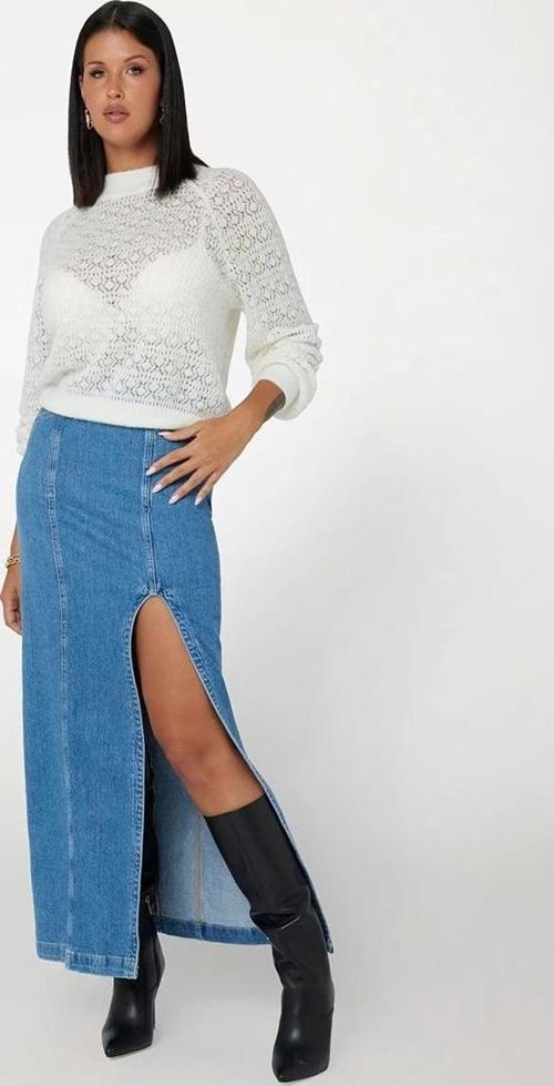 Kadın  Ajurlu Yünlü Kazak