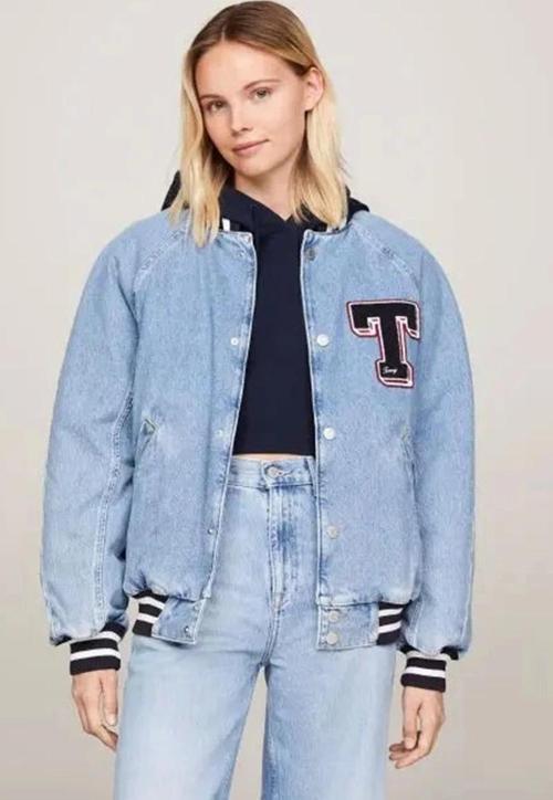 Kadın Letterman Denim Ceket