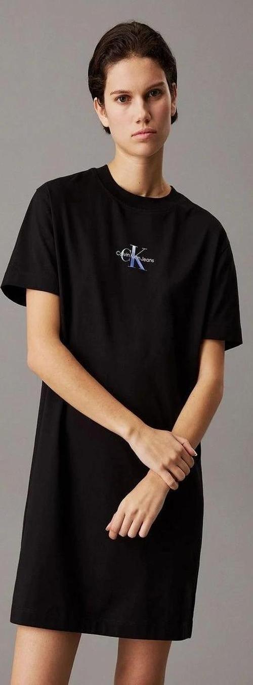 GRADIENT MONOLOGO TEE DRESS