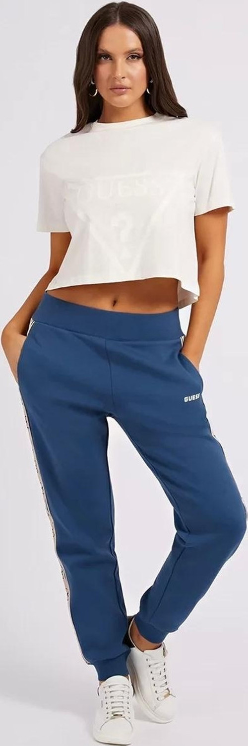 Adele Crop Kadın Beyaz T-Shirt