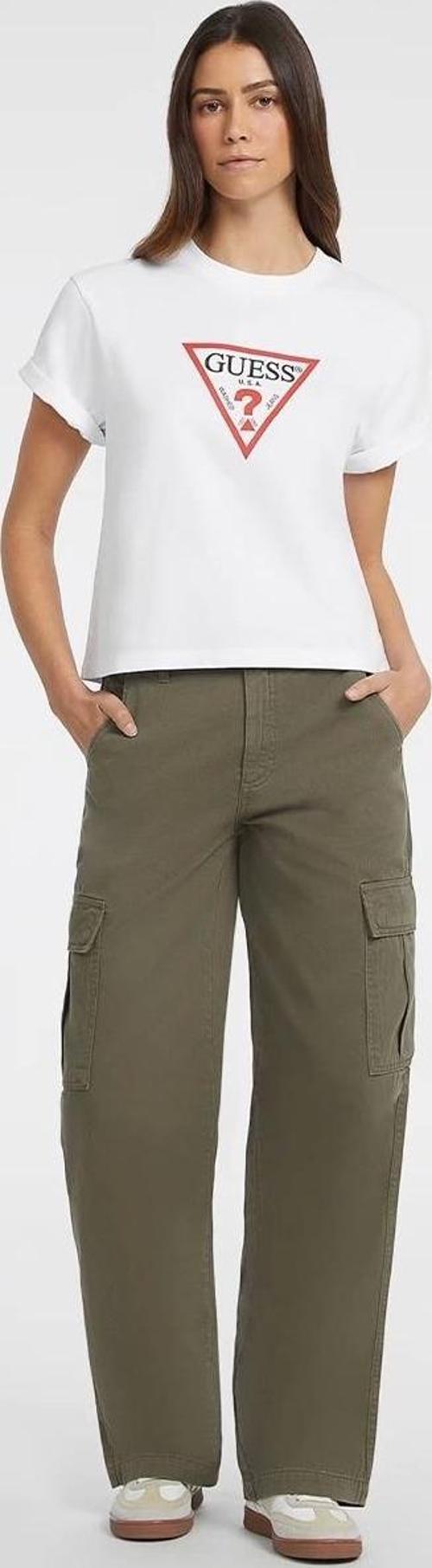 Kadın Beyaz 4G Logolu T-shirt