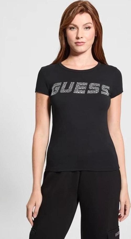 Kadın Siyah Logolu T-Shirt