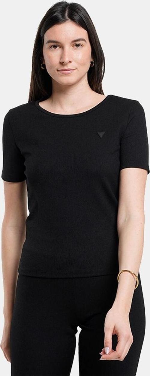 Kadın Siyah Logolu T-Shirt