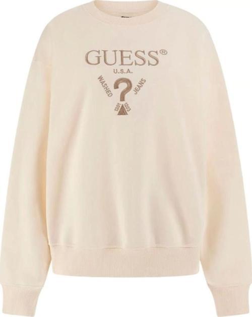 Kadın Bej Logolu Sweatshirt