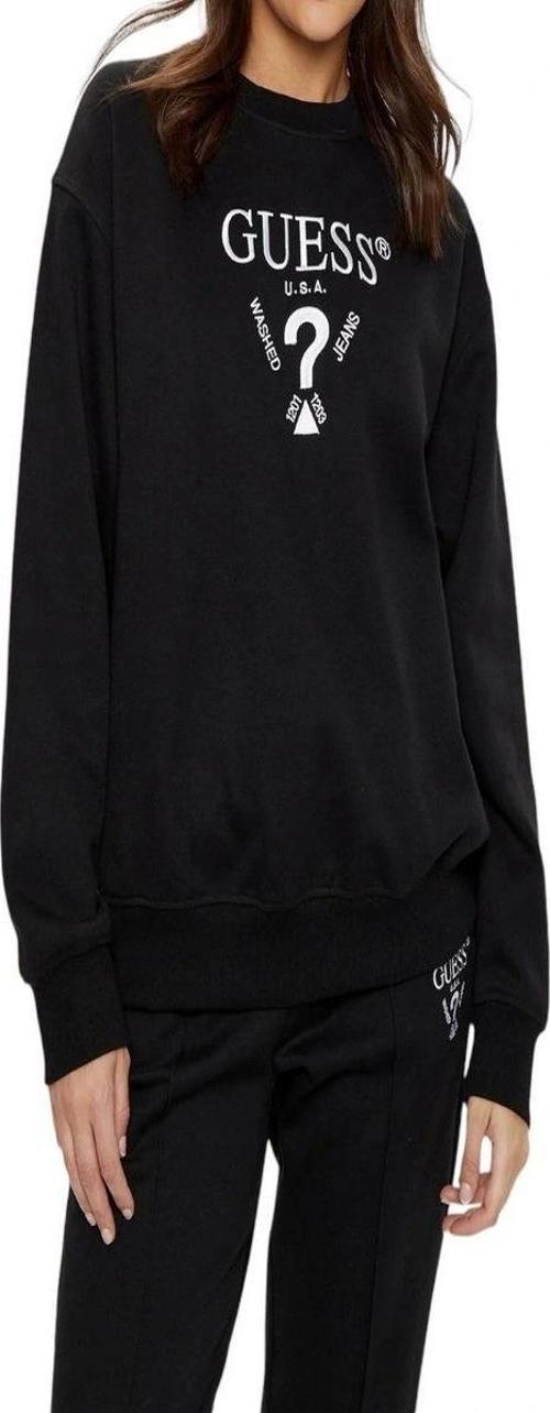 Kadın Siyah Logolu Sweatshirt