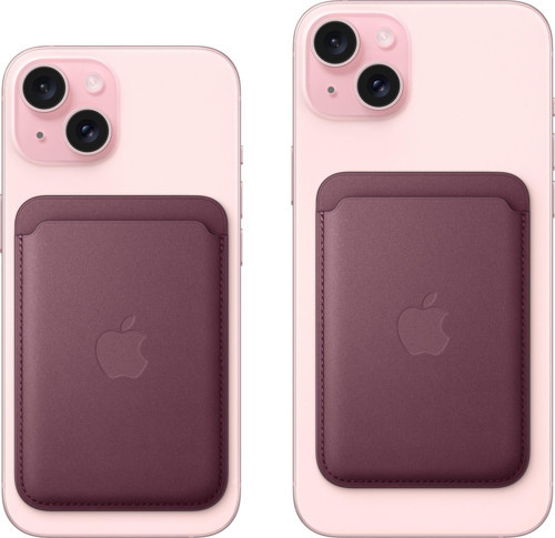 iPhone Uyumlu için MagSafe özellikli Mikro Dokuma Cüzdan