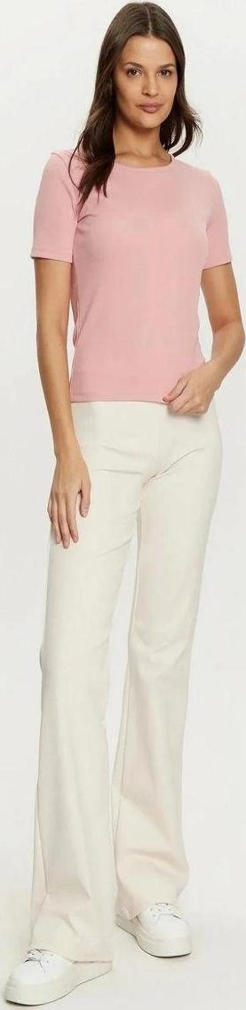 Kadın Pembe Logolu T-Shirt