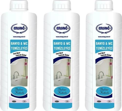 Bahar Kokulu Banyo Wc Temizleyici 3 Adet x1000 ml
