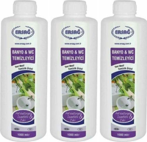 Banyo Wc Temizleyici 3 Adet X 1000 ml.