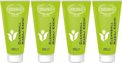 Clean Ball Masaj Kremi 200 ml X 4 Adet