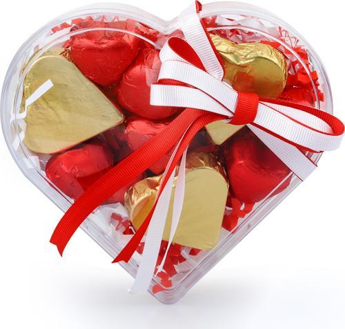 Sevgililer Günü Kalp Kutu 160 Gr. (1 Adet)