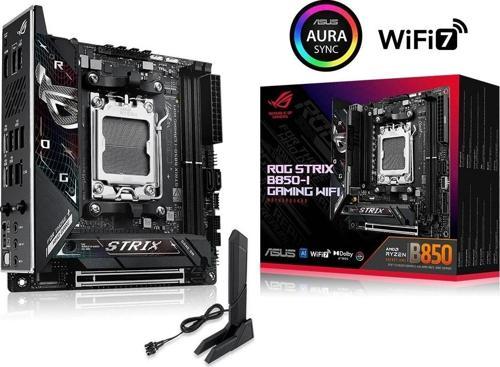 ROG Strix B850-I Gaming WIFI DDR5 8400Mhz (OC) M.2 AM5 Mini-ITX Anakart