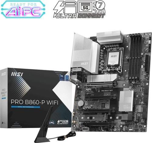 Pro B860-P WIFI DDR5 8600MHz (OC) M.2 1851p ATX Anakart