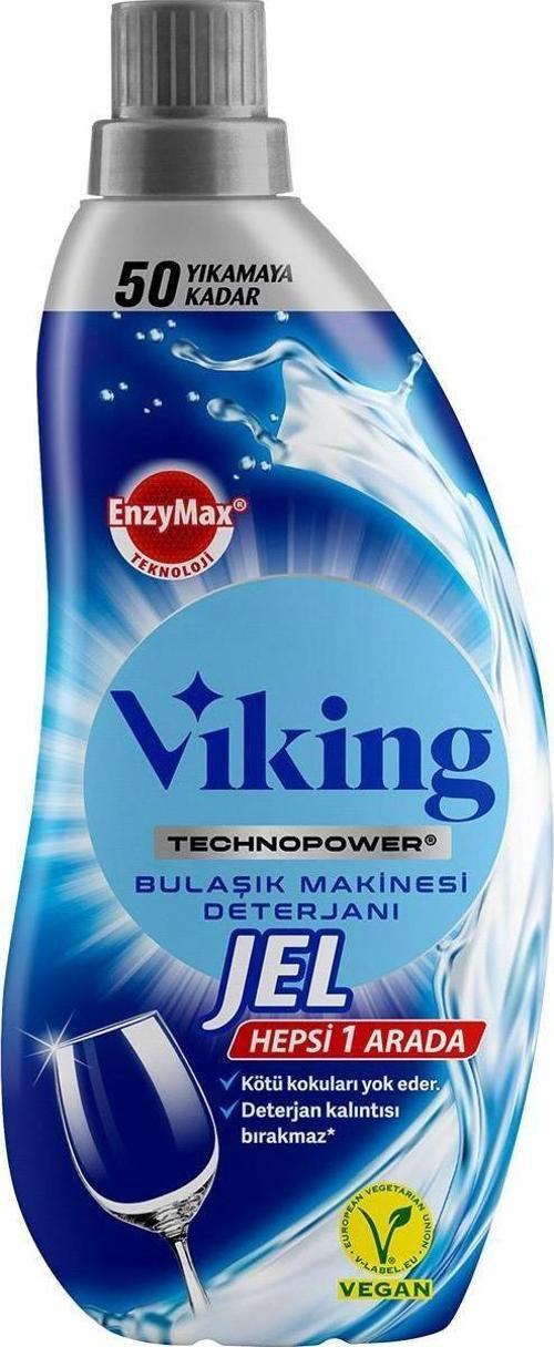 VİKİNG ECHNOPOWER Bulaşık Makinesi Jel Deterjanı 900 ml 1 Adet
