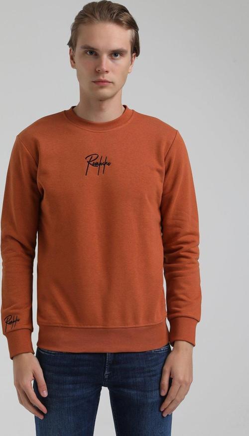 Bisiklet Yaka Kiremit Slim Fit Sweatshirt 22FWM60129