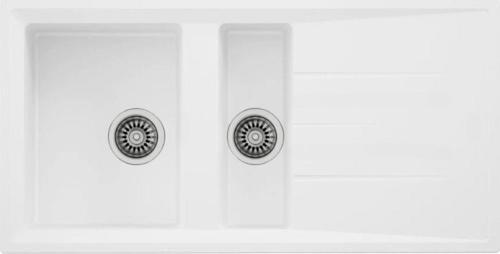 Granit Evye Luna Xl Series White - Beyaz (1.5 Göz)