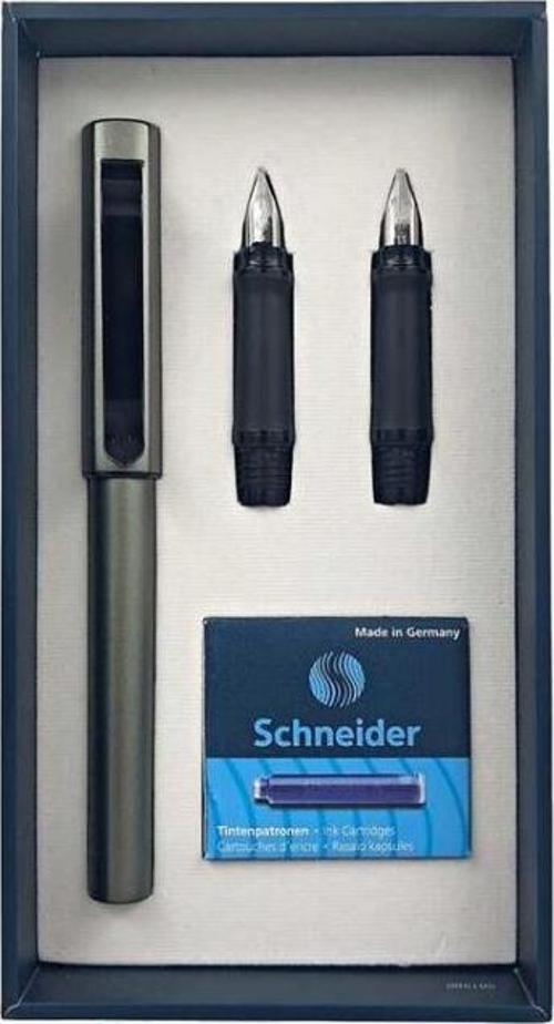 Schneıder Base Metalik Dolma Kalem Füme 160374 