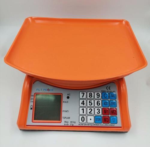 Şarjlı Dijital Çift Taraflı Terazi 40 kg