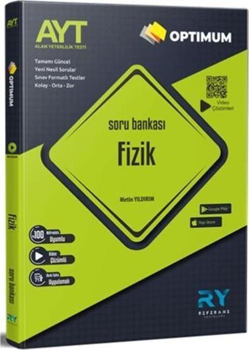 AYT Optimum Fizik Tamamı Video Çözümlü Soru Bankası Akıllı Tahta Uyumlu