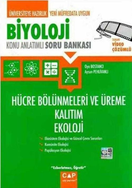Biyoloji Hücre Bölünmeleri ve Üreme Kalıtım Ekoloji Konu Anlatımlı Soru Bankası