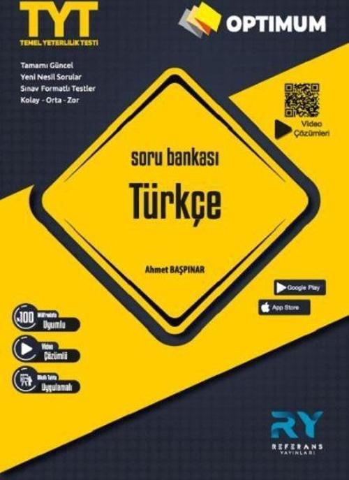 2022 Optimum TYT Türkçe Soru Bankası Video Çözümlü