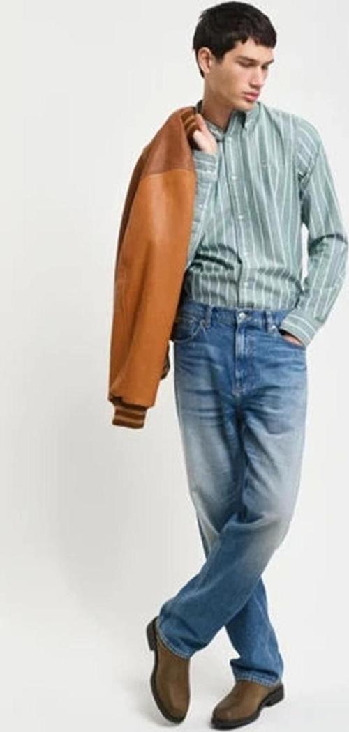 Erkek Yeşil Slim Fit Gömlek