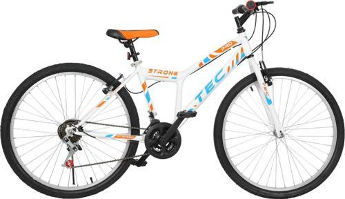 Tec Strong 24" Jant 21 Vites V-Fren Beyaz - Turuncu Dağ Bisikleti