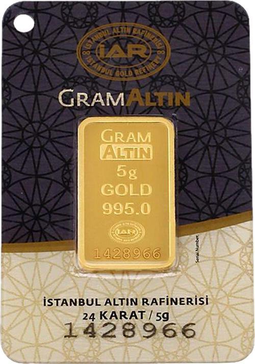 5 Gram  Külçe Altın  24 Ayar