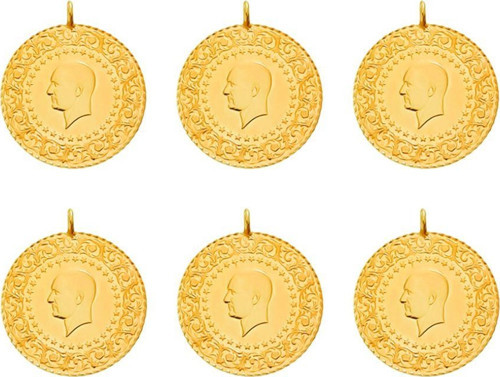 6 Adet Yeni Tarih Çeyrek Altın