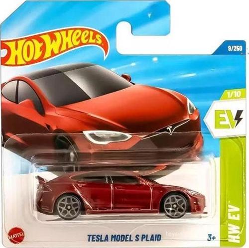 Tesla Model S Plaid - Kırmızı (1/64) 2025 Üretim