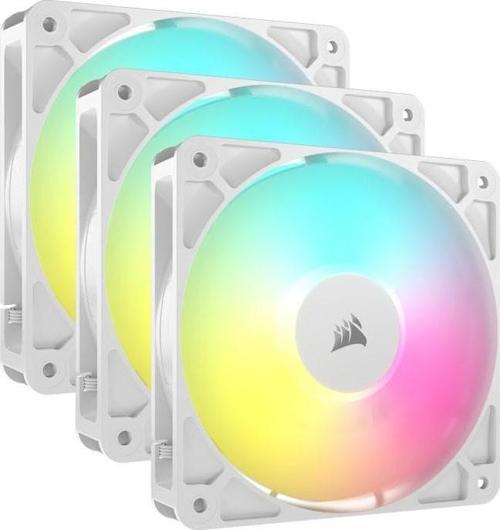 CORSAIR RS Serisi RS120 ARGB Beyaz 120MM PWM 3'lü Fan Kiti-CO-9050185-WW