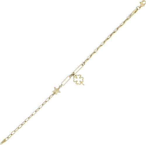 Altın Yonca Bileklik