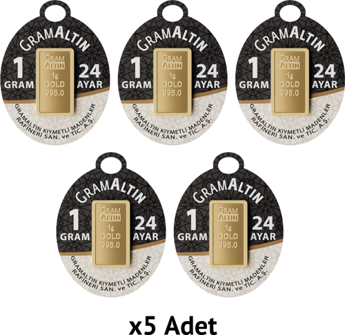 5 gr 24 Ayar 995 Milyem İAR Gram Altın