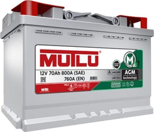 Mutlu Agm Start Stop Akü 70 Ah 760(En)